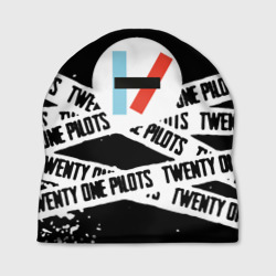 Шапка 3D Twenty one pilots stripes steel