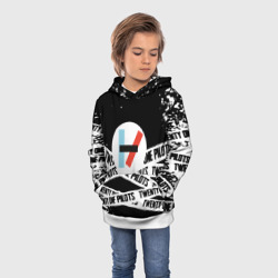 Детская толстовка 3D Twenty one pilots stripes steel - фото 2