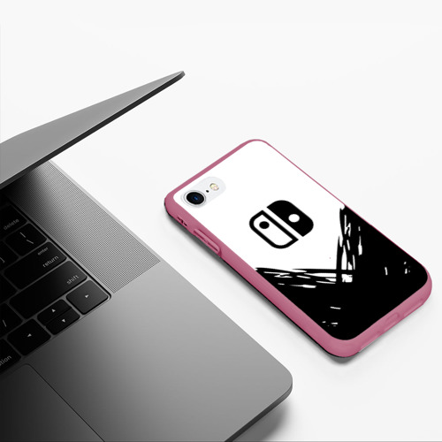 Чехол для iPhone 7/8 матовый с принтом Nintendo краски лого, фото #5