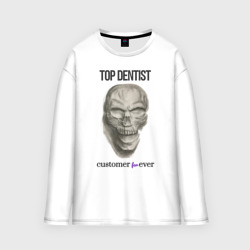 Мужской лонгслив oversize хлопок Top dentist