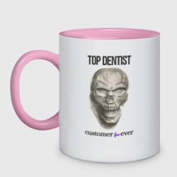 Кружка двухцветная Top dentist