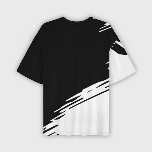 Мужская футболка oversize 3D Borussia текстура краски, цвет 3D печать - фото 2