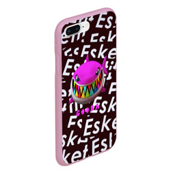 Чехол для iPhone 7Plus/8 Plus матовый Esskeetit logo pattern - фото 2