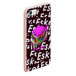 Чехол для iPhone 5/5S матовый Esskeetit logo pattern - фото 2