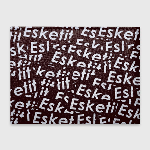 Обложка для студенческого билета Esskeetit logo pattern, цвет синий - фото 2