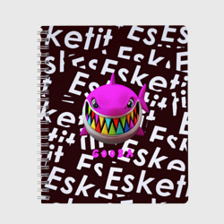 Тетрадь Esskeetit logo pattern