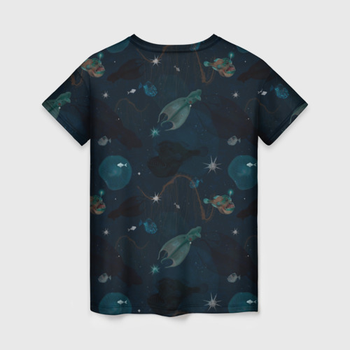 Женская футболка 3D Глубокий океан, цвет 3D печать - фото 2