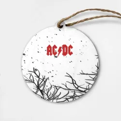 Деревянная игрушка круг AC DC steel bend