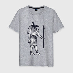 Египетский Анубис – Мужская футболка хлопок с принтом купить со скидкой в -20%