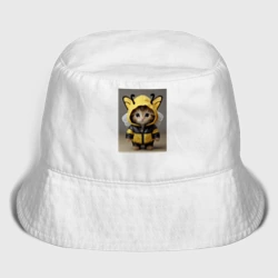Детская панама хлопок Котик в костюме пчелы