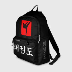 Рюкзак 3D Taekwondo black and red