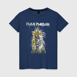 Женская футболка хлопок Iron Maiden Eddie