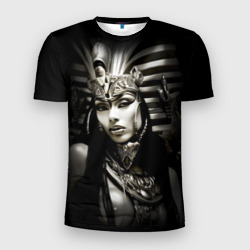 Мужская футболка 3D Slim Клеопатра египетская царица