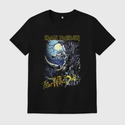Мужская футболка хлопок Iron Maiden Fear Of The Dark