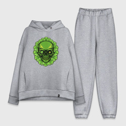 Женский костюм хлопок Oversize Irish skull