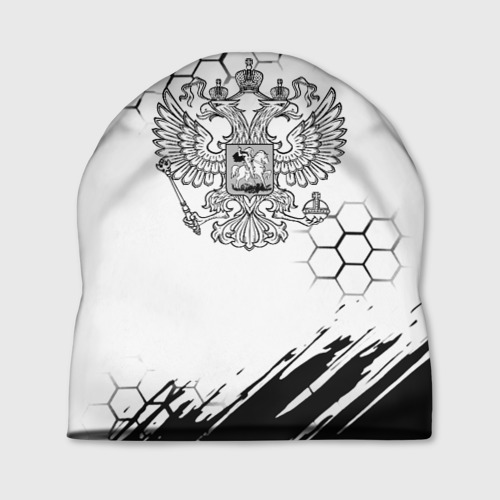 Шапка 3D Россия будущего герб