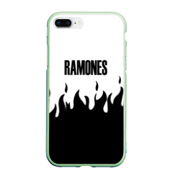Чехол для iPhone 7Plus/8 Plus матовый Ramones fire black rock