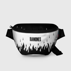 Поясная сумка 3D Ramones fire black rock