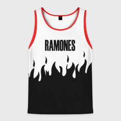 Мужская майка 3D Ramones fire black rock