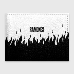 Обложка для студенческого билета Ramones fire black rock