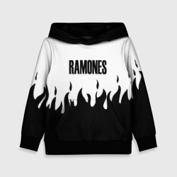 Детская толстовка 3D Ramones fire black rock