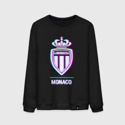 Мужской свитшот хлопок Monaco FC в стиле glitch