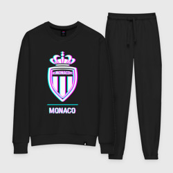 Женский костюм хлопок Monaco FC в стиле glitch