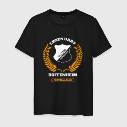 Мужская футболка хлопок Лого Hoffenheim и надпись legendary football club