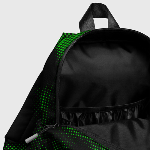 Детский рюкзак 3D с принтом Lyon sport halftone, фото #4