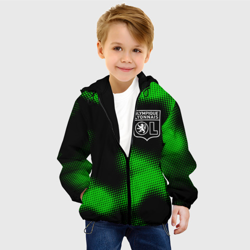 Детская куртка 3D Lyon sport halftone, цвет черный - фото 3