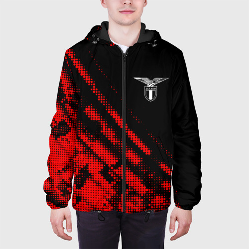 Мужская куртка 3D Lazio sport grunge, цвет 3D печать - фото 4
