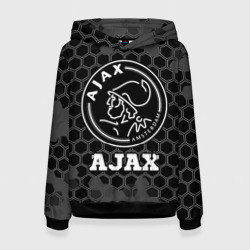 Женская толстовка 3D Ajax sport на темном фоне