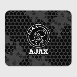 Прямоугольный коврик для мышки Ajax sport на темном фоне