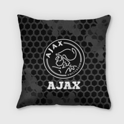 Подушка 3D Ajax sport на темном фоне