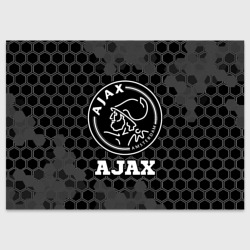 Поздравительная открытка Ajax sport на темном фоне