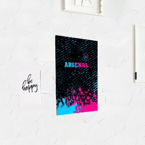 Постер Arsenal - neon gradient посередине - фото 3