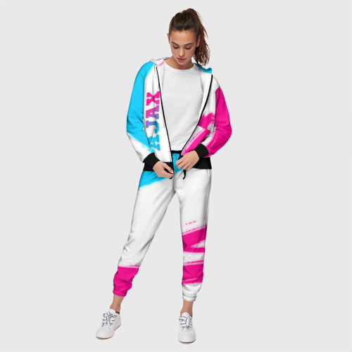 Женский костюм 3D Ajax neon gradient style вертикально, цвет черный - фото 3