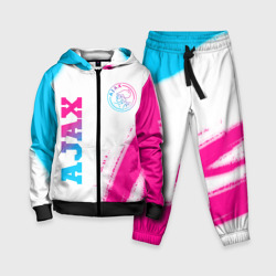 Детский костюм 3D Ajax neon gradient style вертикально