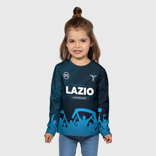 Детский лонгслив 3D Lazio legendary форма фанатов, цвет 3D печать - фото 5