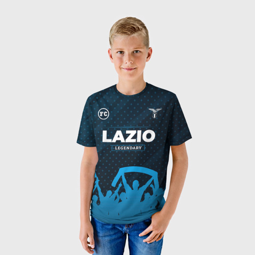 Детская футболка 3D Lazio legendary форма фанатов, цвет 3D печать - фото 3