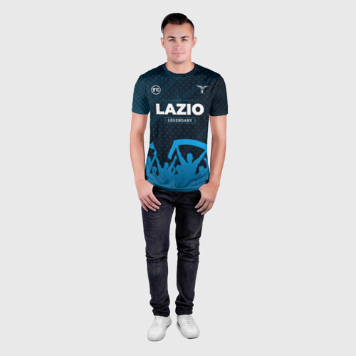 Мужская футболка 3D Slim Lazio legendary форма фанатов, цвет 3D печать - фото 4