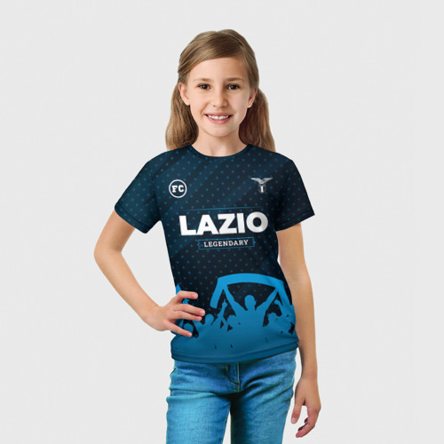 Детская футболка 3D Lazio legendary форма фанатов, цвет 3D печать - фото 5