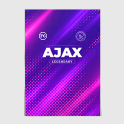 Постер Ajax legendary sport grunge
