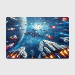 Головоломка Пазл магнитный 126 элементов Mass Effect - space neon
