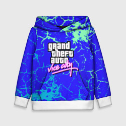 Детская толстовка 3D GTA вайсити неоновая текстура
