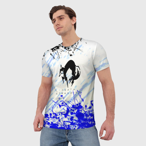 Мужская футболка 3D Хидео кодзима game death stranding, цвет 3D печать - фото 3