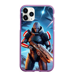 Чехол для iPhone 11 Pro Max матовый Mass Effect - ai art