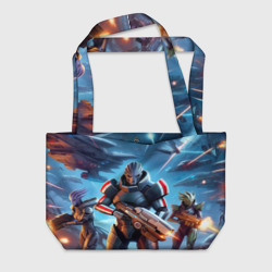 Пляжная сумка 3D Mass Effect - ai art