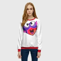 Женский свитшот 3D Симс вуху мем - фото 2