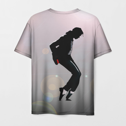 Мужская футболка 3D Майкл Джексон под прожекторами  - с автографом , цвет 3D печать - фото 2